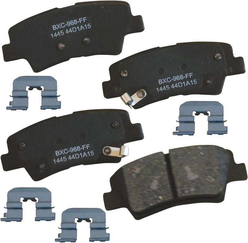 Bendix Premium SBC1445 Ceramic Rear Brake Pads for Hyundai Azera 2017-2012, Sonata 2015-2011, Kia Optima 2016-2011 - Image 1
